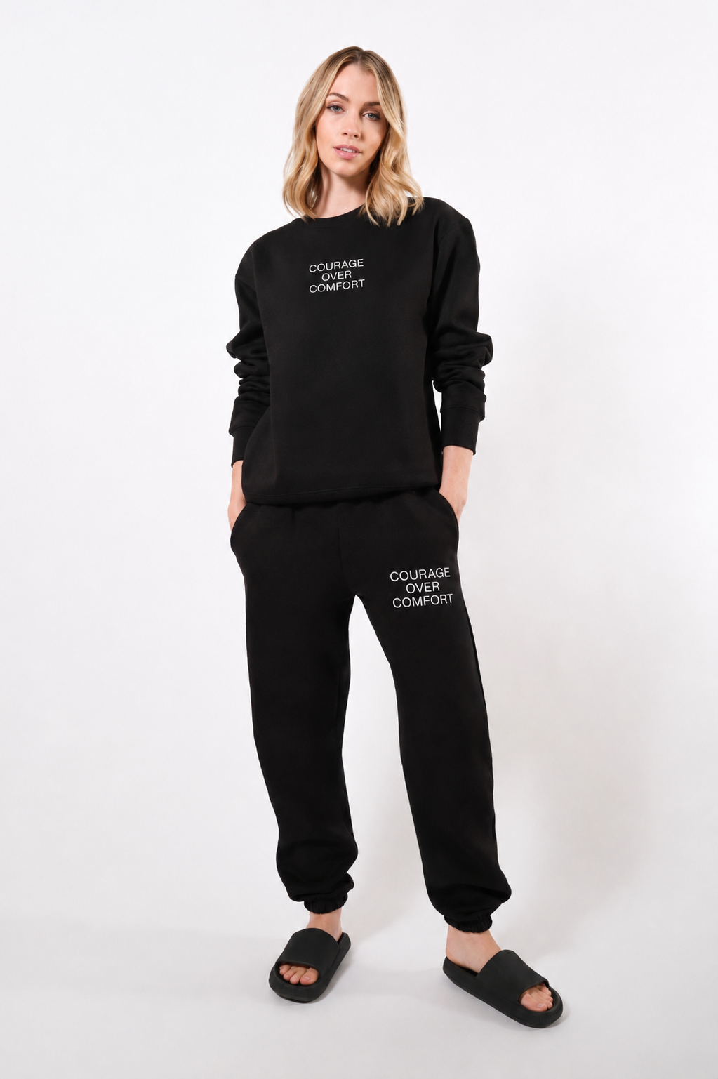 Crew Pullover: Courage Over Comfort